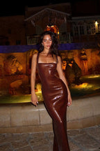 Allure Sequin Cut-Out Backless Dress