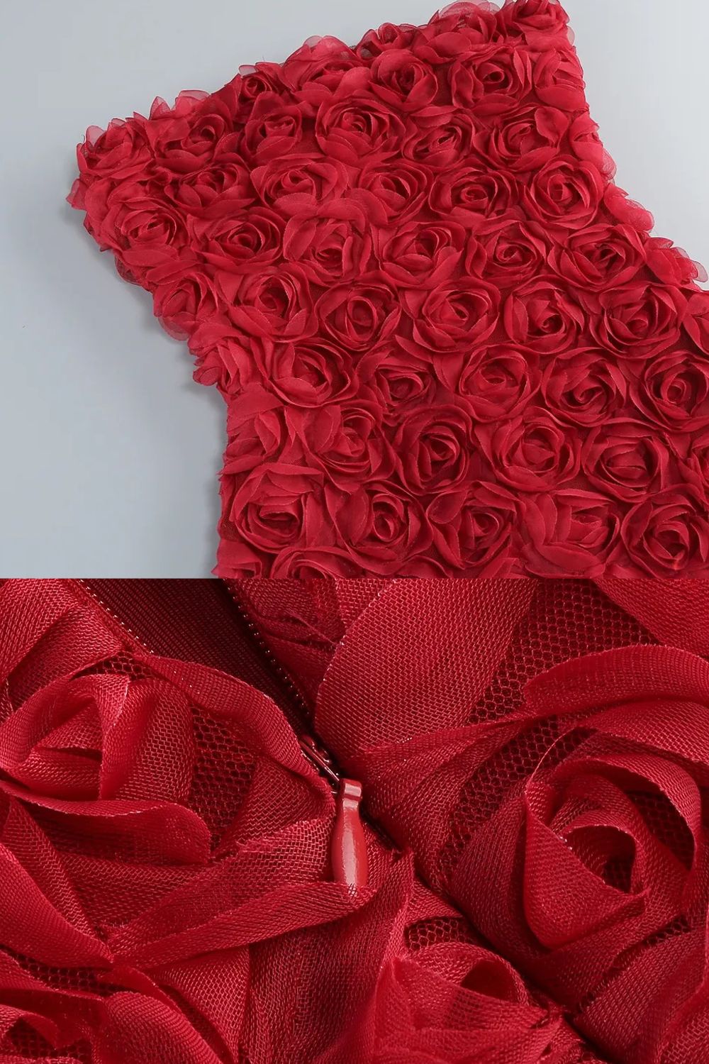 CLESSA MINI RED ROSE DRESS