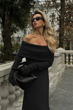 Aleka Strapless Maxi Sheath Dress