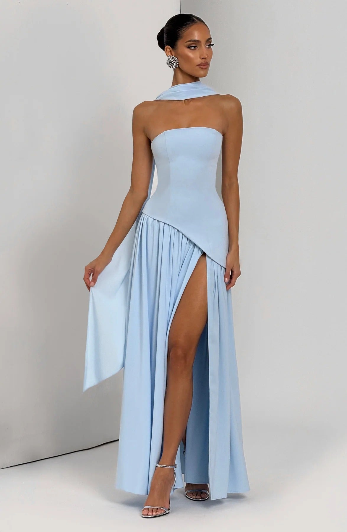 Malana Off shoulder Maxi Dress