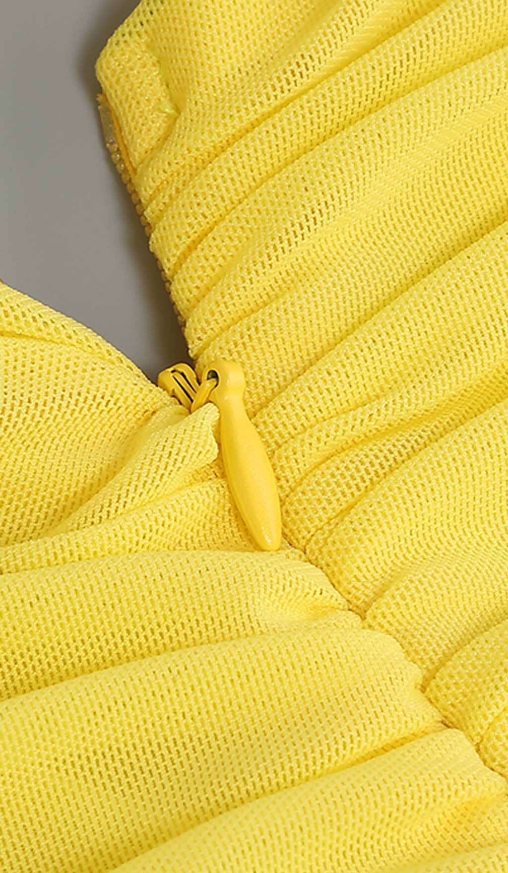 Yella Elegant Cutout One Shoulder Wedding Party Dress Aclosy