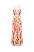 Cinderella Floral Halter Maxi Dress