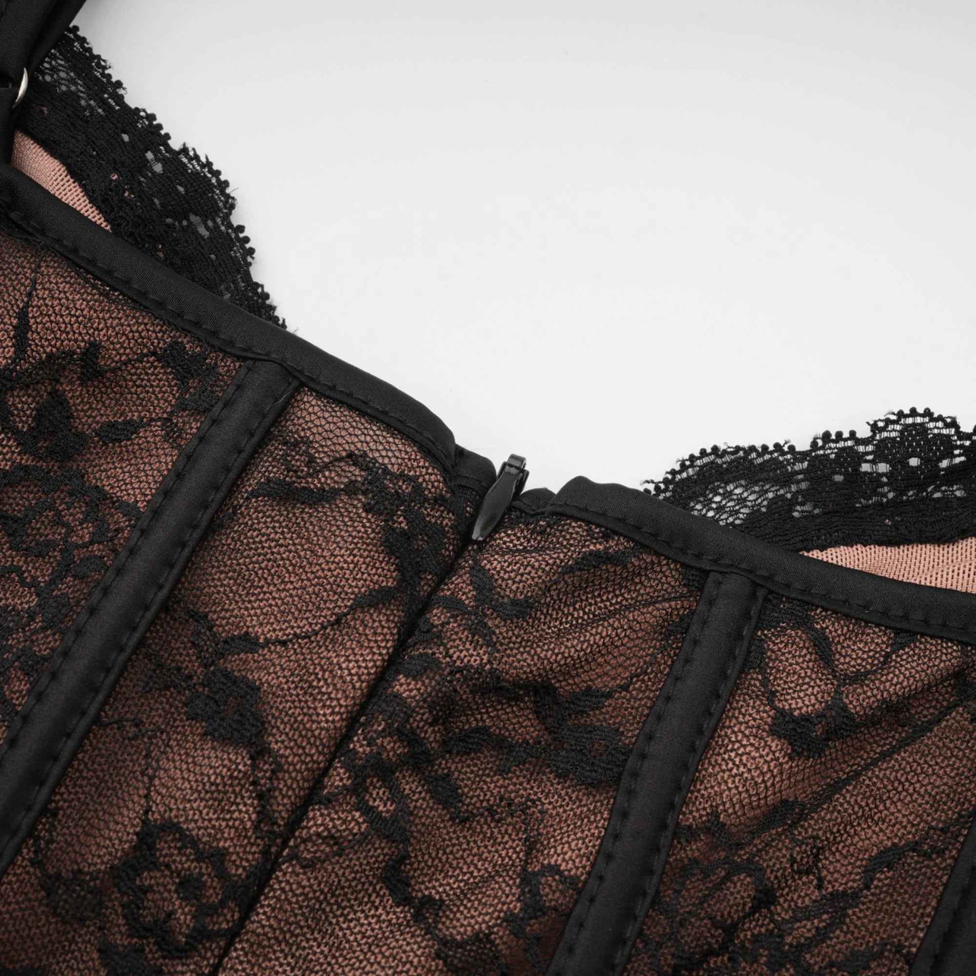 ALAYA CORSET SNATCHED MINI SKIRT