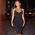 Tassels And Diamonds party Dress Aclosy