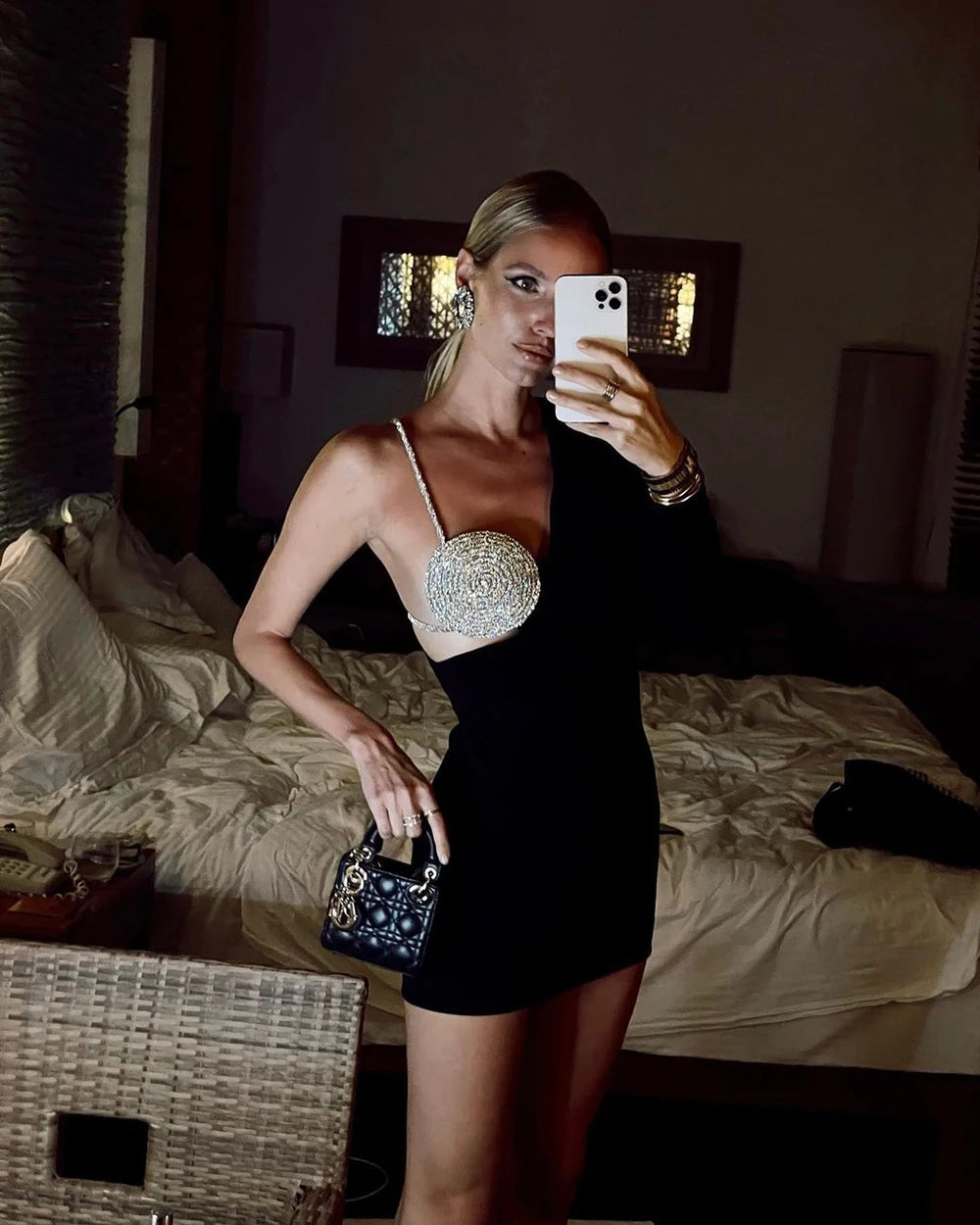 Bandage Skirt  Party Skirt Nightclub Skirt Cross-border ACLOSY