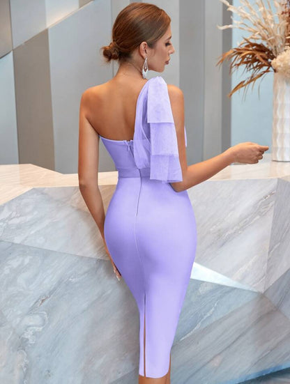 Women's Fashionable Stretch Slim Bandage Dress aclosy