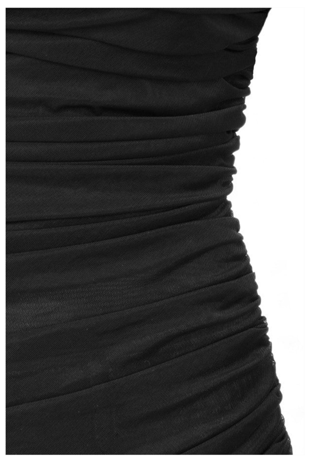 Ruched Off Shoulder Midi Dress aclosy