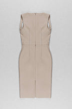 Women's Sleeveless Slim Fit Bandage One-piece Dress Aclosy