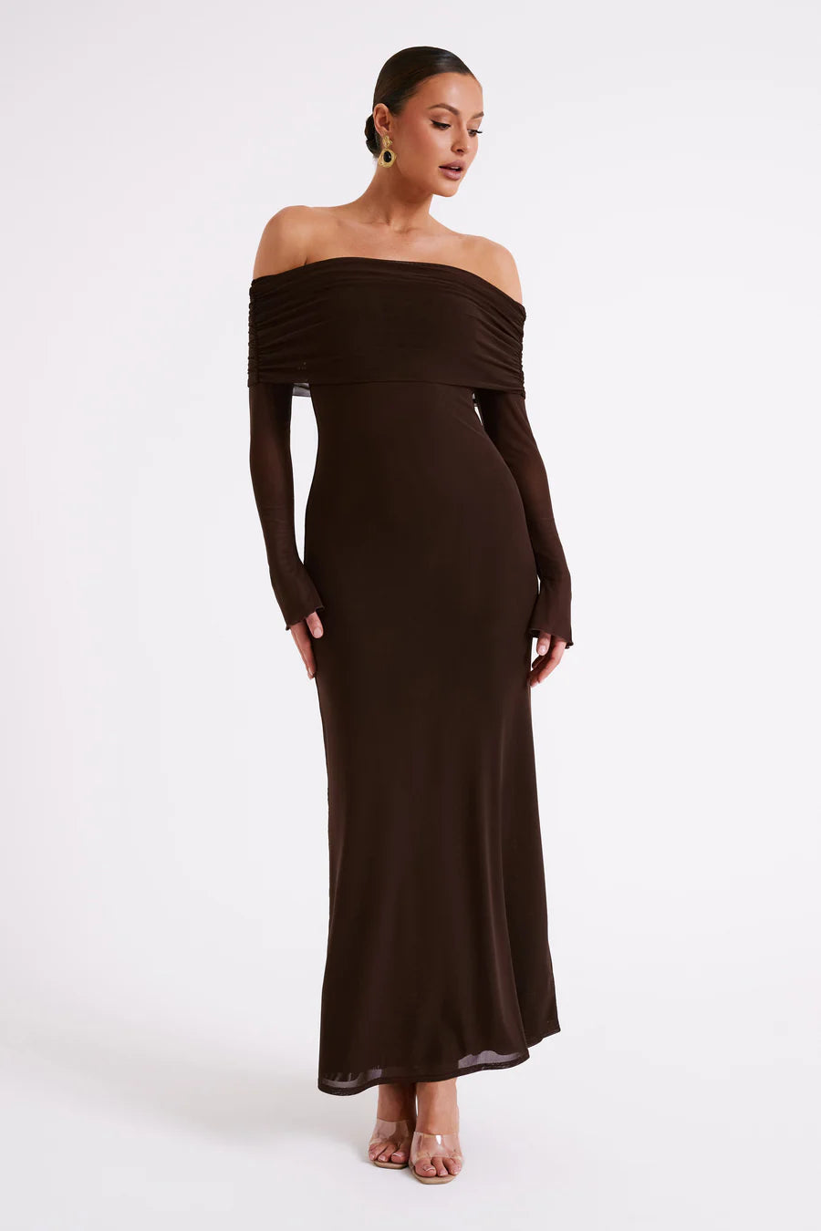 Chic Strapless Backless Socialite Maxi Dress