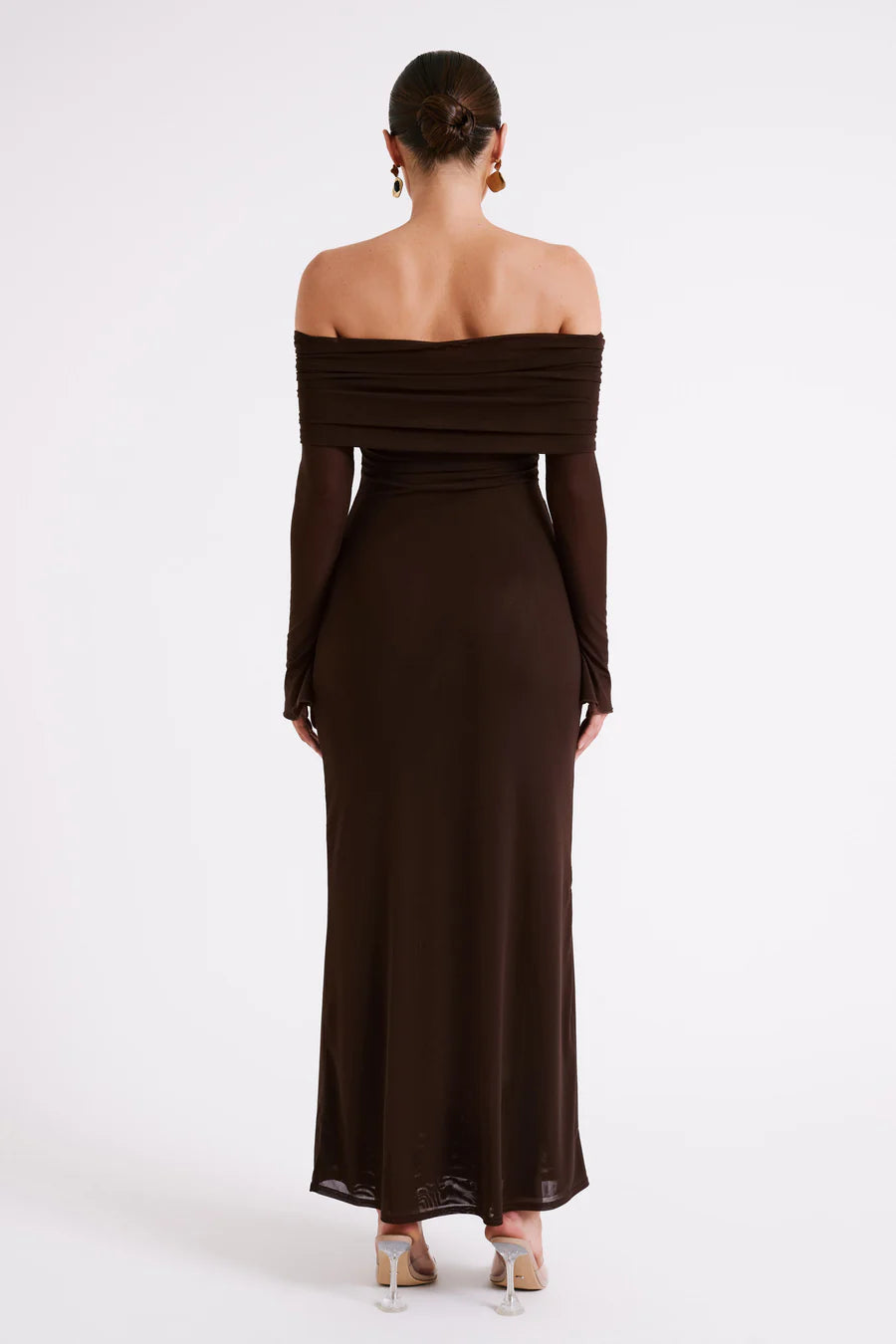 Chic Strapless Backless Socialite Maxi Dress