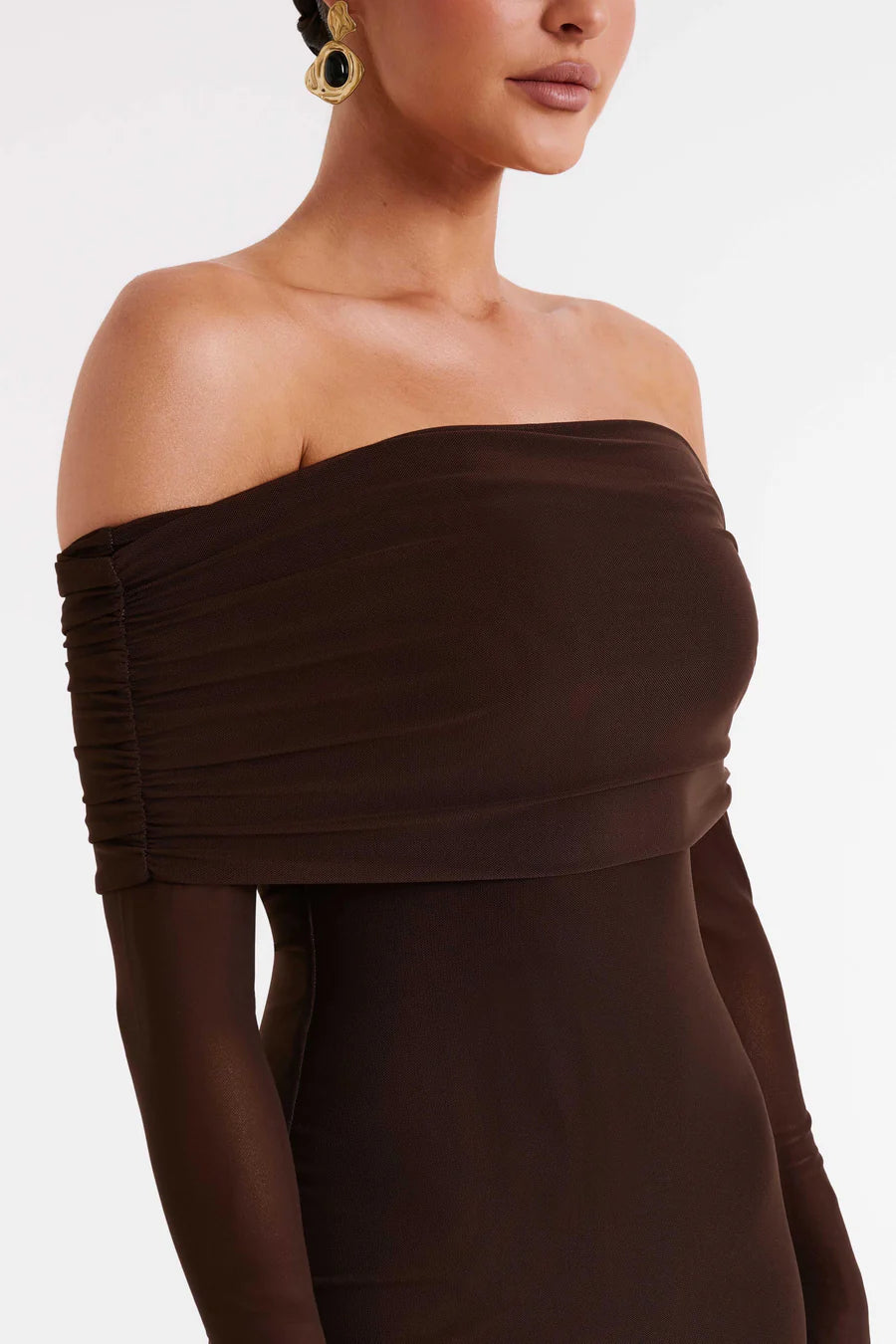 Chic Strapless Backless Socialite Maxi Dress