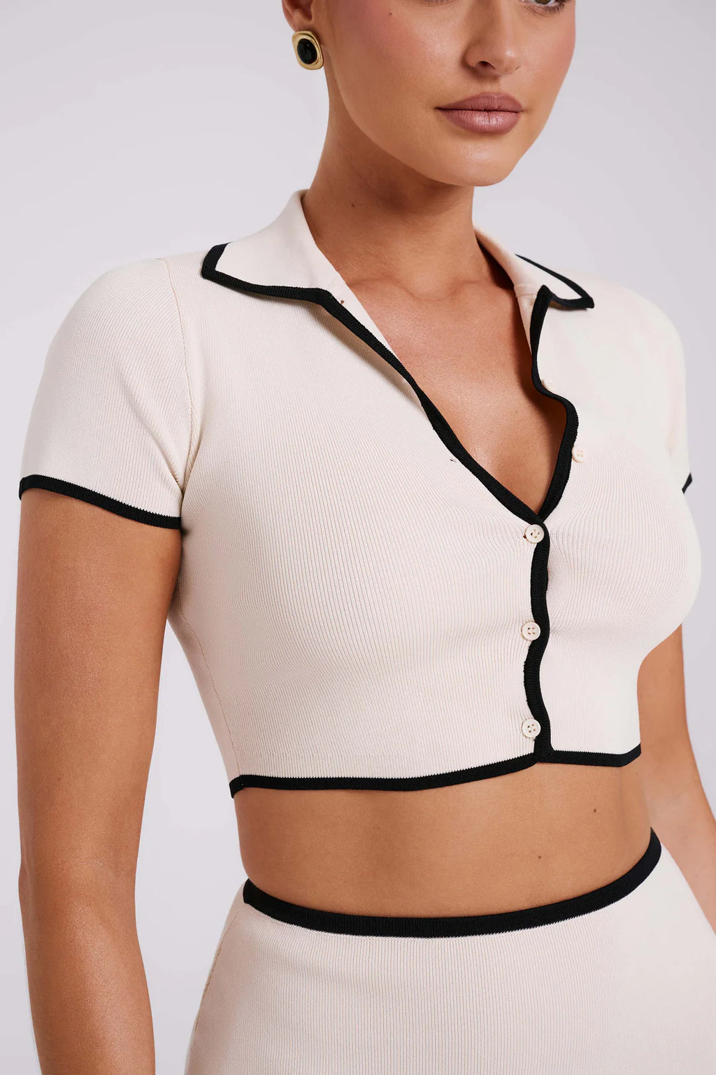 Knitted Cardigan Sheath Skirt Dress