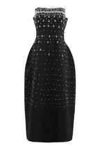 ALANA EMBELLISHMENT MIDI DRESS