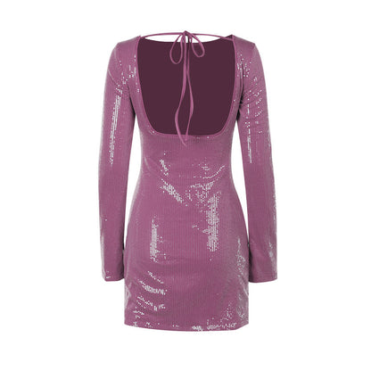 Allure Mini Dress In Sequin
