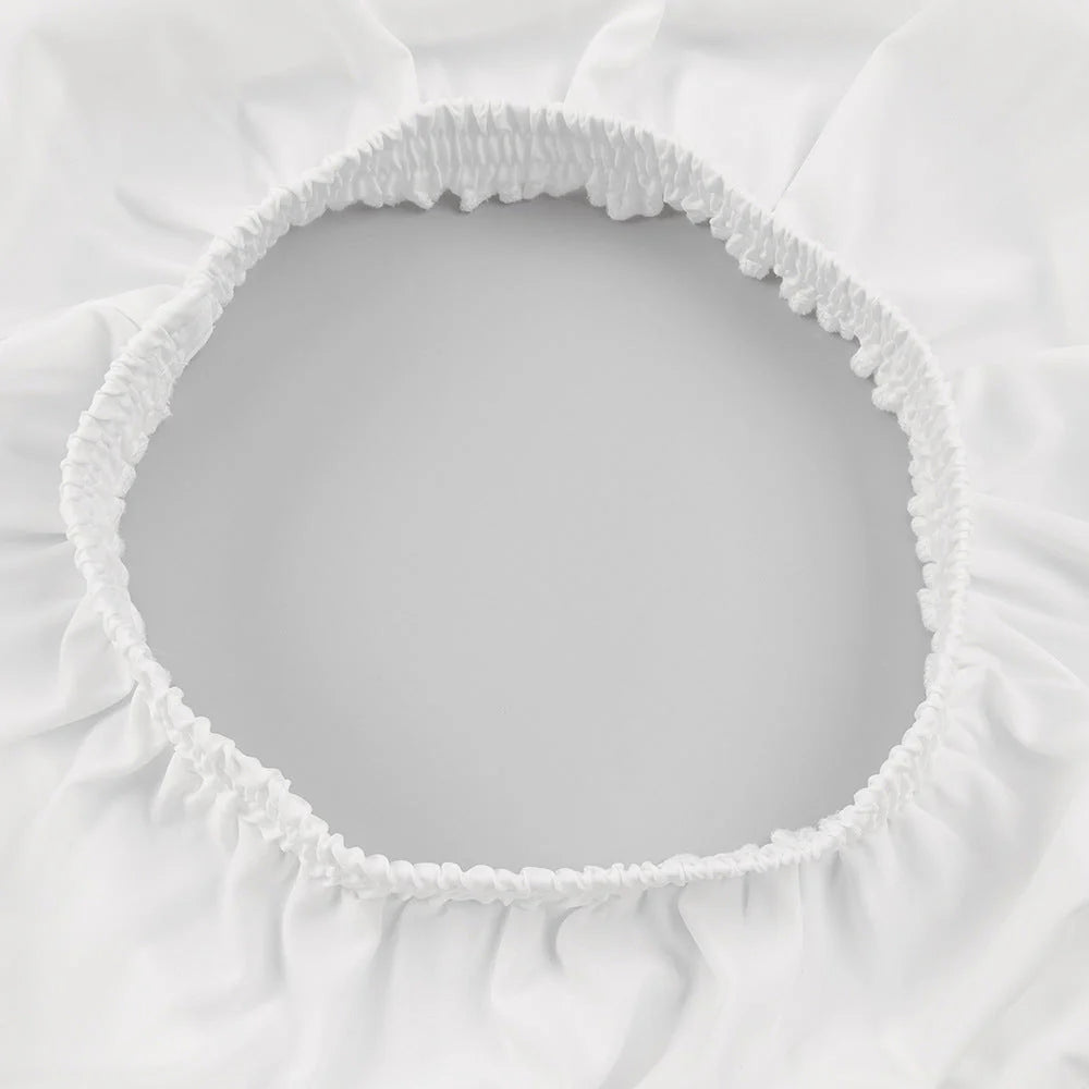 YARNA SATIN MINI DRESS-WHITE