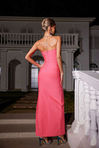 Chic Strapless Elegant Hollow Dress Aclosy