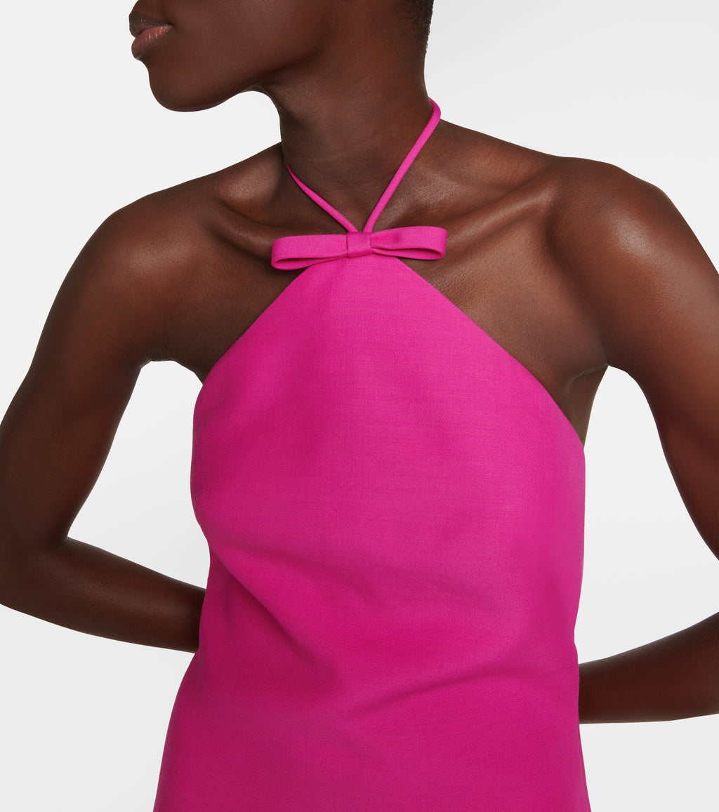 Halter Backless Tight Short Dress Aclosy