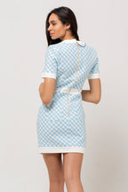 Heavy Industry Rivet Button Waist Stitching Dress Aclosy