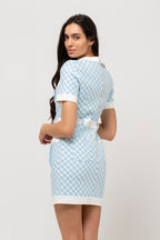 Heavy Industry Rivet Button Waist Stitching Dress Aclosy