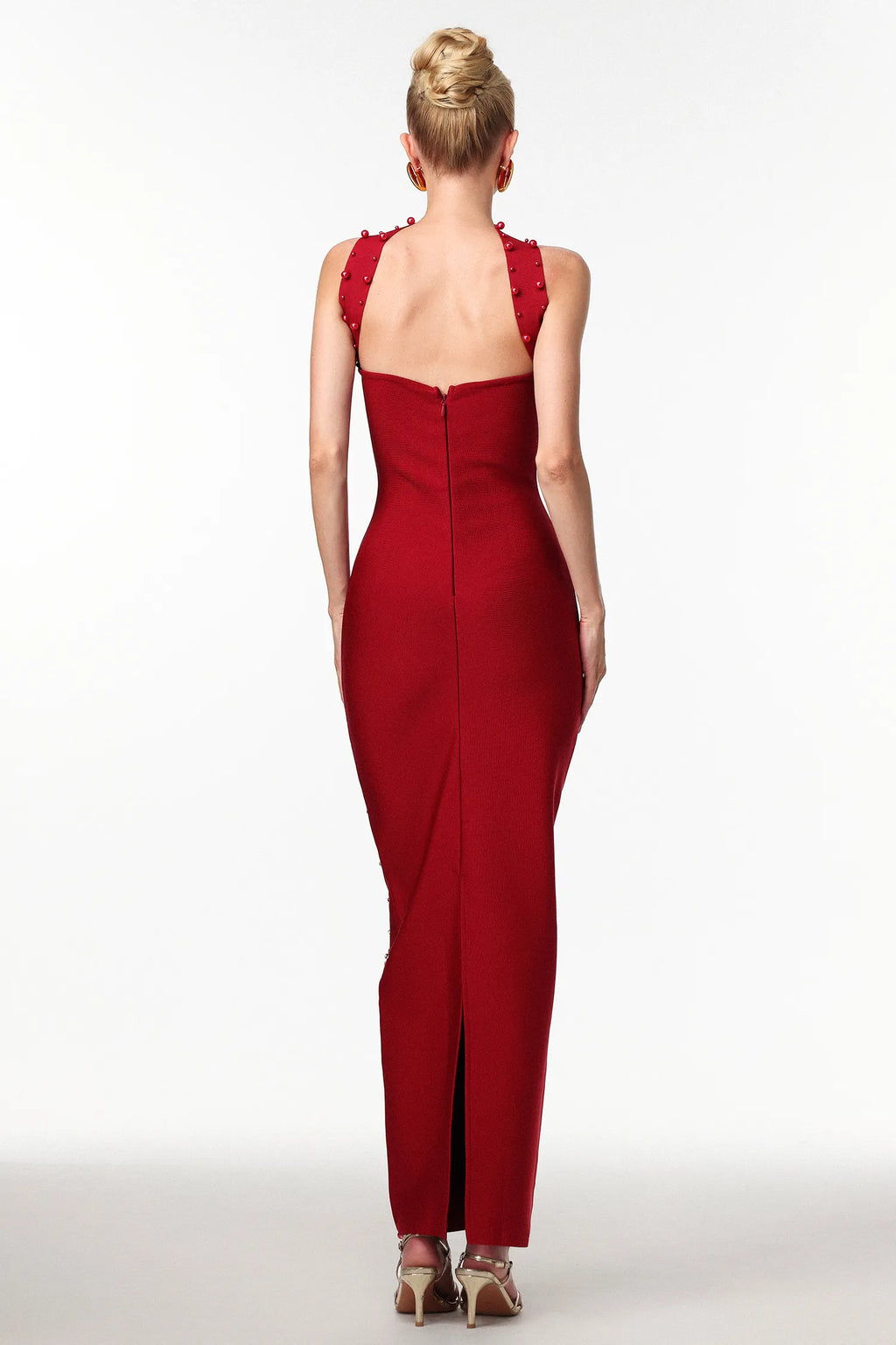 Alana elegant beaded maxi dress