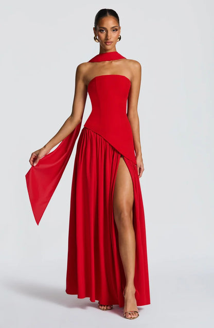 Malana Off shoulder Maxi Dress
