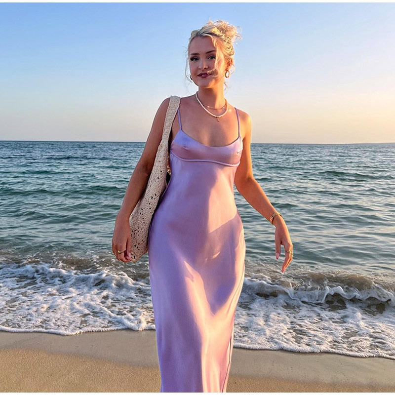 Ladies Fashion French First Love Sling Dress Aclosy