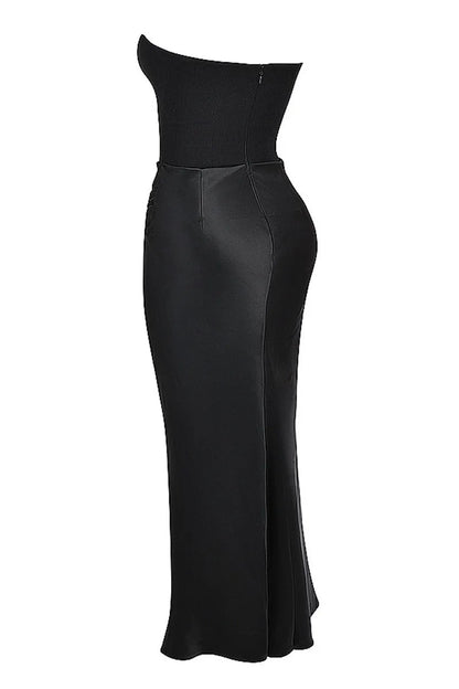 Alyia Strapless Elegant Off-shoulder Corset Dress