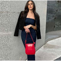 Back Zip Denim Wrap Dress aclosy