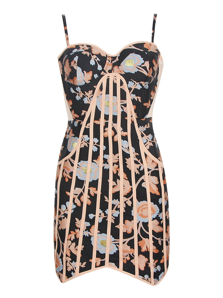 Women's Summer Fashion Color Breast Wrap Buttock Dress aclosy