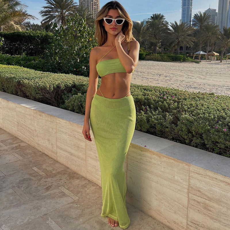 Women's Package Hip Skirt Casual Suit aclosy