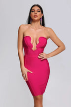 Elegant Slim Bandage One-piece Dress For Women Aclosy