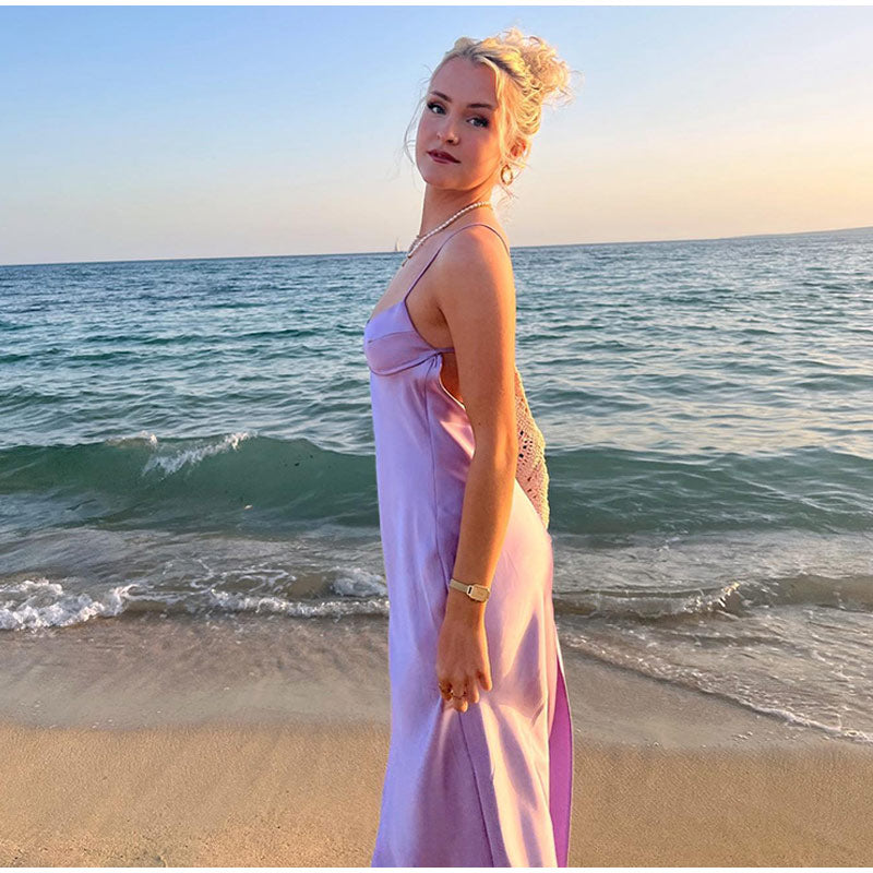 Ladies Fashion French First Love Sling Dress Aclosy