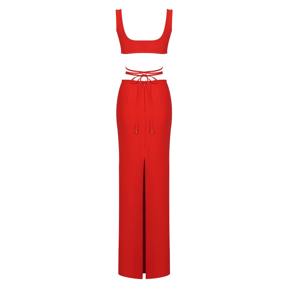 Women's Fashion Wrapped Chest Strap Dress aclosy