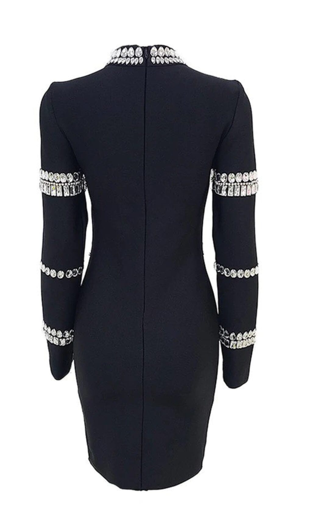 Women's Fashion Rhinestone Bandage Dress aclosy