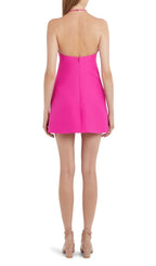 Halter Backless Tight Short Dress Women Aclosy