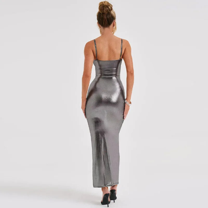 Sling Off-neck Slim Fit Temperament Sheath Dress aclosy