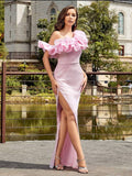Women's Elegant Fashion Backless Strapless Long Type Sequins Dress Aclosy