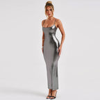 Sling Off-neck Slim Fit Temperament Sheath Dress aclosy