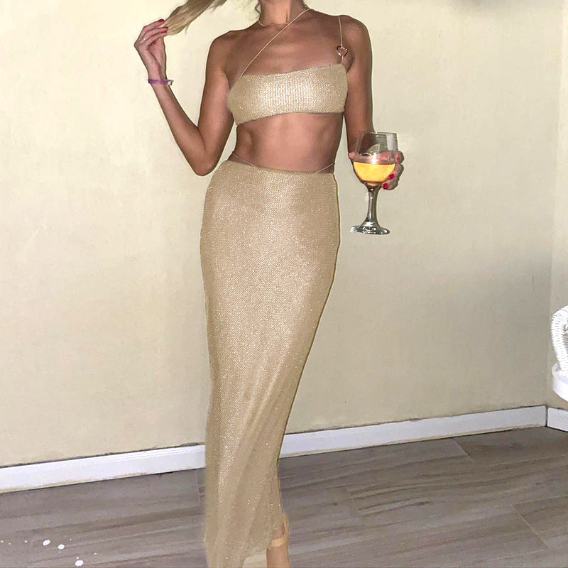 Women's Package Hip Skirt Casual Suit aclosy