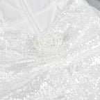 Women's One-shoulder Dress Diagonal Collar Chest Wrap Aclosy