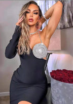 Bandage Skirt  Party Skirt Nightclub Skirt Cross-border ACLOSY