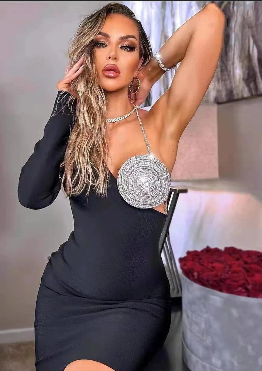 Bandage Skirt  Party Skirt Nightclub Skirt Cross-border ACLOSY