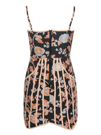 Women's Summer Fashion Color Breast Wrap Buttock Dress aclosy