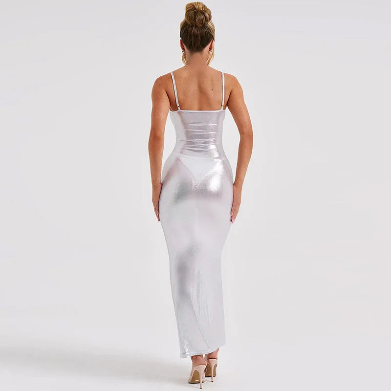 Sling Off-neck Slim Fit Temperament Sheath Dress aclosy