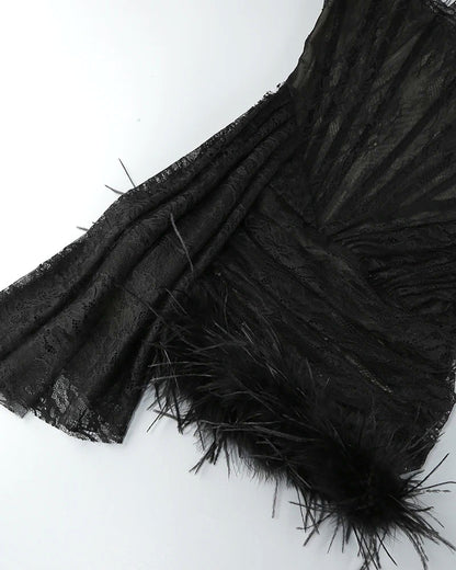 CHIC STRAPLESS CORSET MINI DRESS