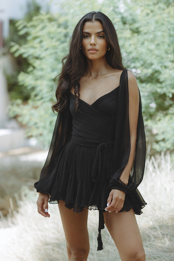 Allure Ruffle Mini Dress