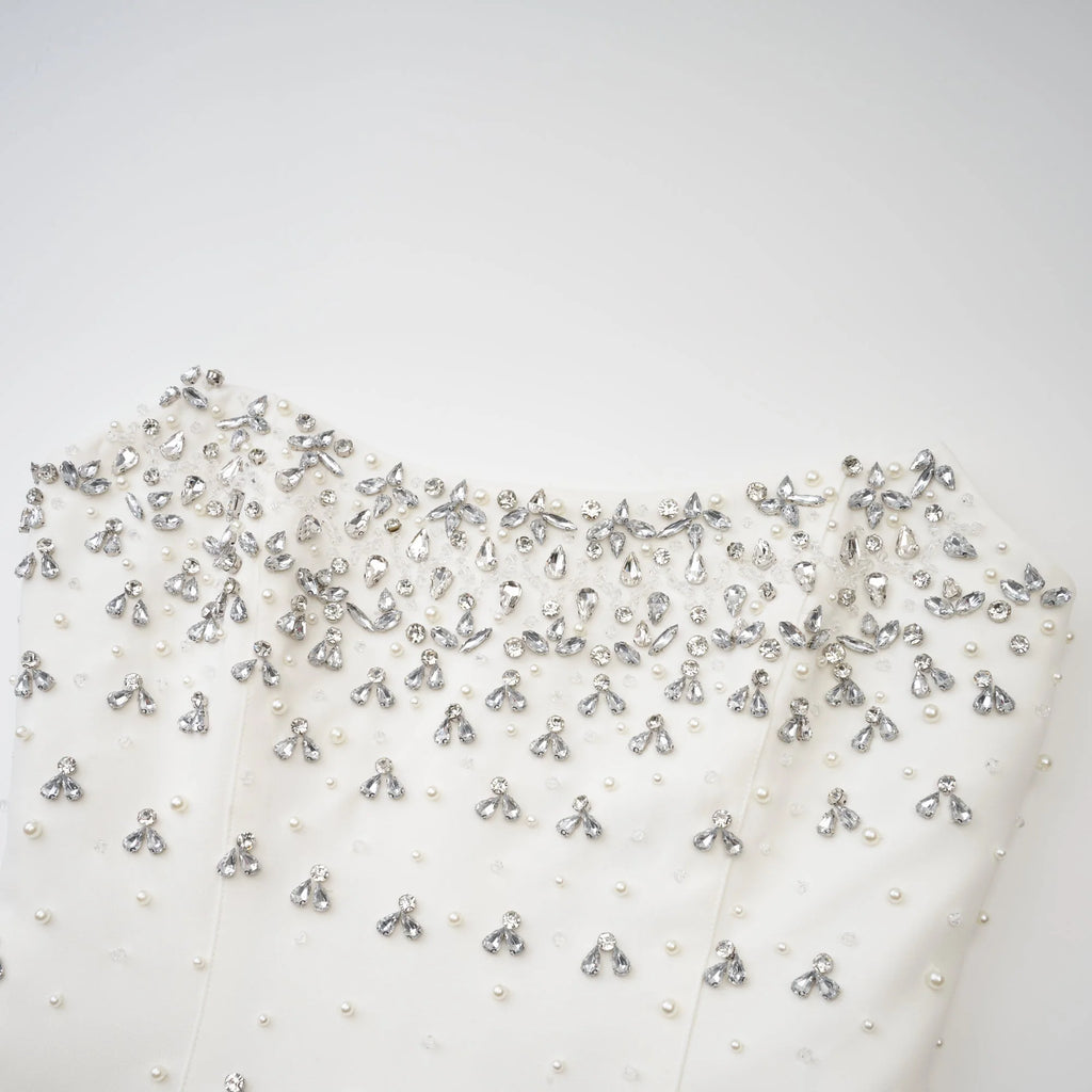 ALANA EMBELLISHMENT MIDI DRESS