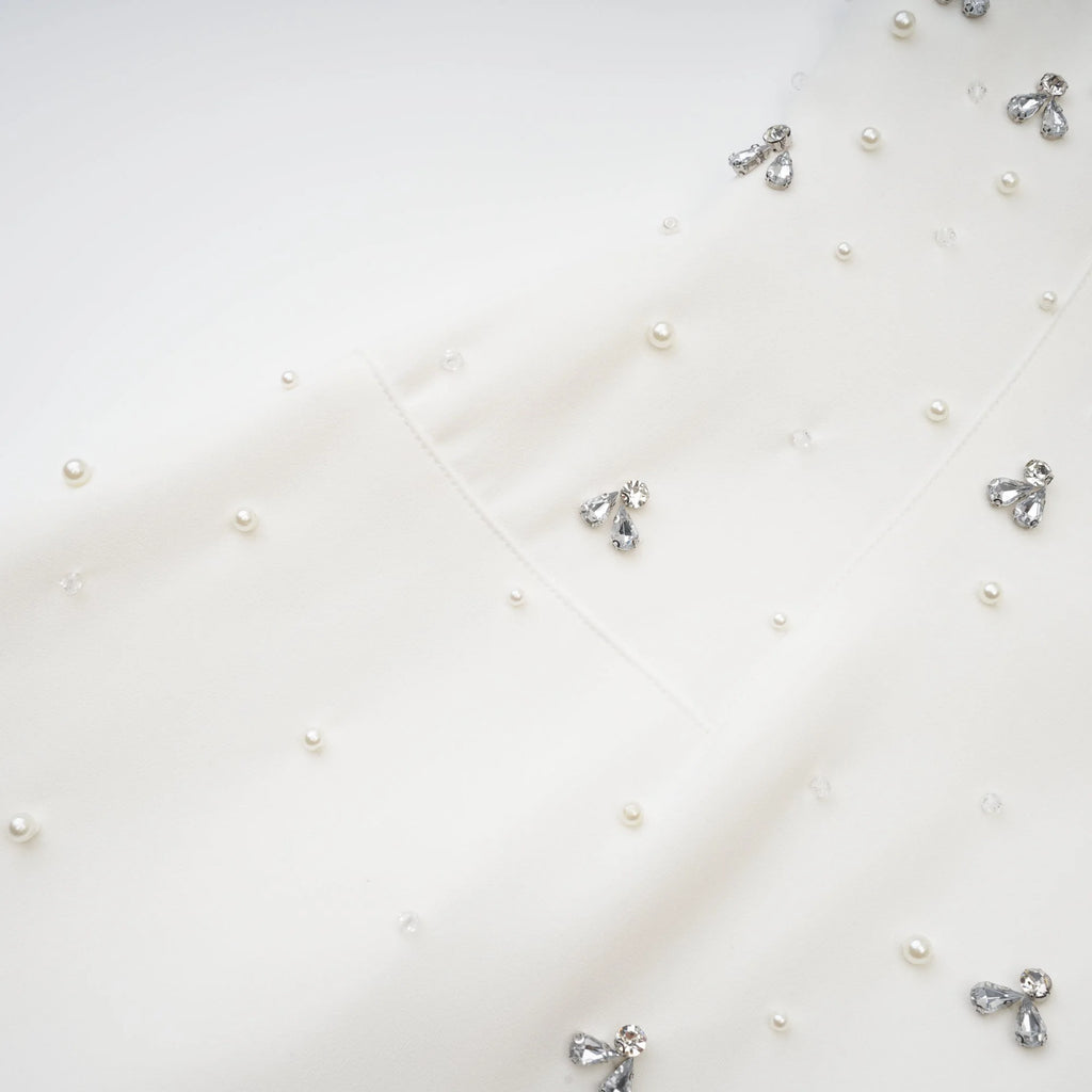 ALANA EMBELLISHMENT MIDI DRESS