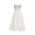 ALANA EMBELLISHMENT MIDI DRESS