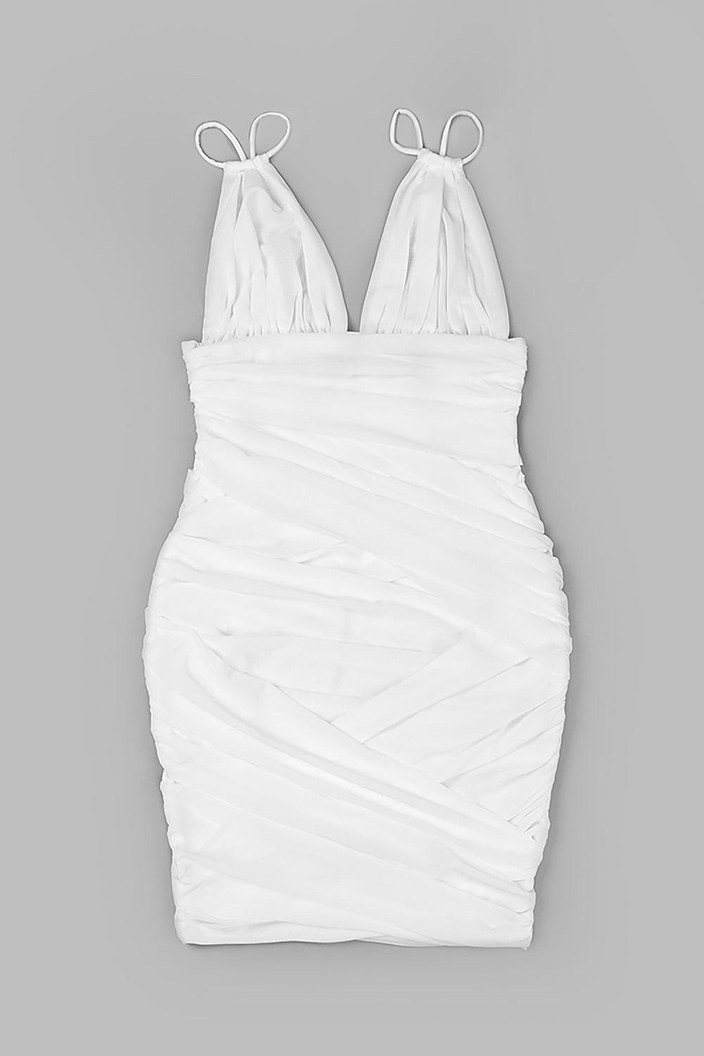 Mesh Pleated Slim Dress For Women aclosy
